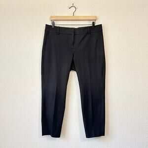 J. CREW Cameron Pants Black Slim Ankle Straight Leg Trouser Preppy
